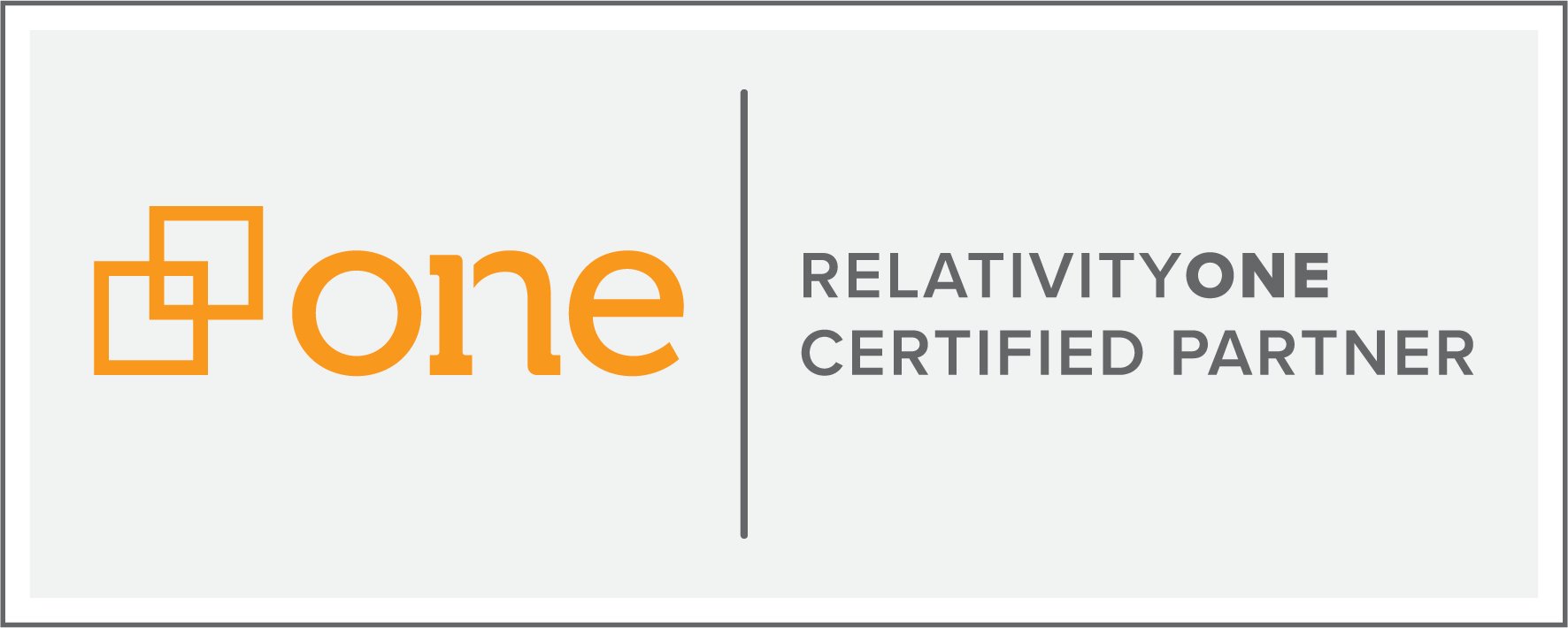 RelativityOne Certified Partner Badge